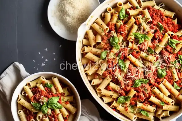 Red Pesto Rigatoni
