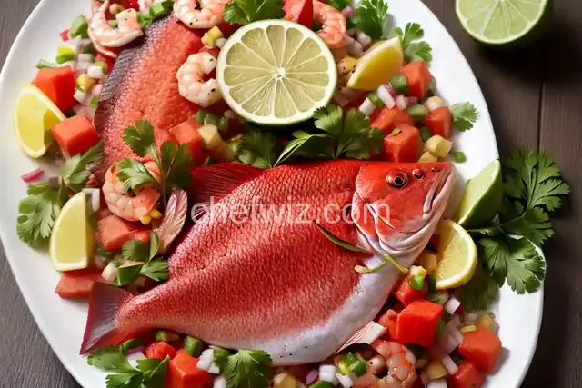 Red Snapper, Shrimp, and Watermelon Ceviche