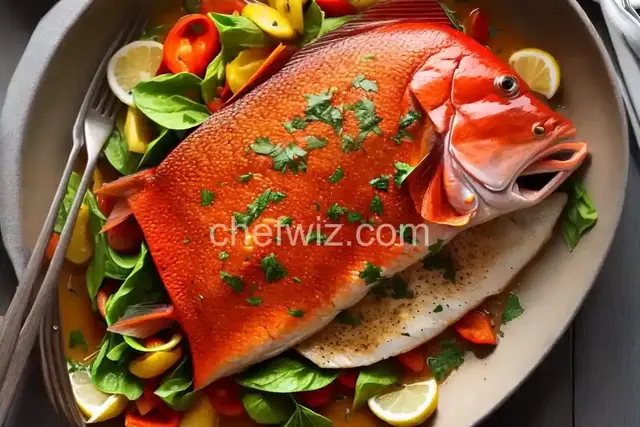 Red Snapper with Athenian Sauce