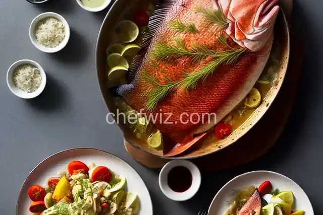 Red Snapper with Fennel and Garlic