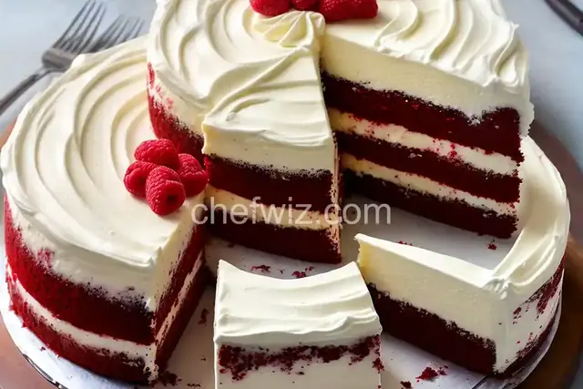 Red Velvet Cheesecake Cake