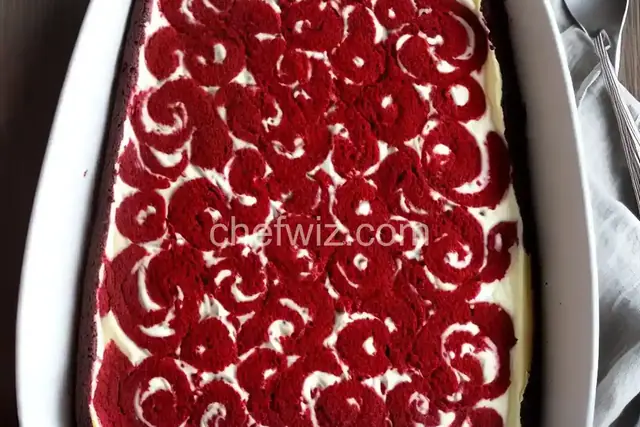 Red Velvet Cheesecake Swirl Brownies