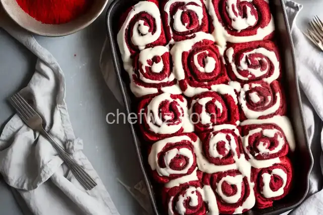 Red Velvet Cinnamon Rolls