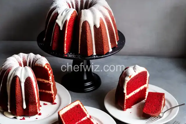 Red Velvet Cream Cheese Bundt Cake