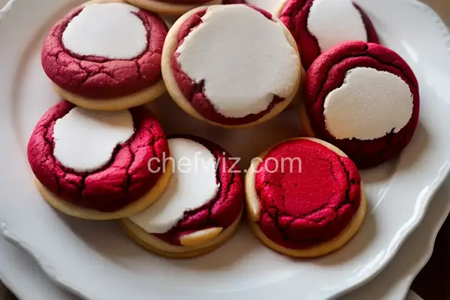 Red Velvet Sugar Cookies