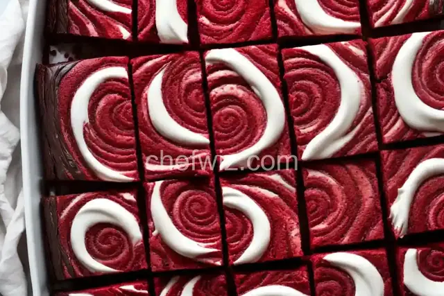 Red Velvet Swirl Brownies