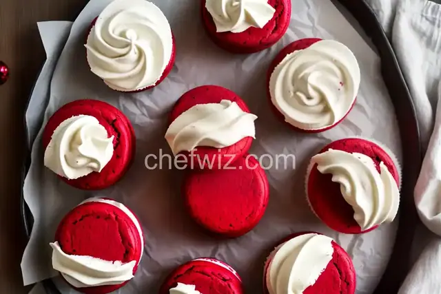 Red Velvet Whoopie Pies