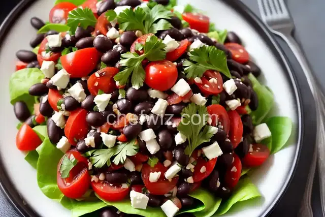 Red, White and Black Bean Salad