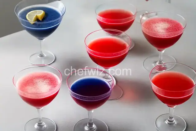 Red-White-and-Blue Cocktails
