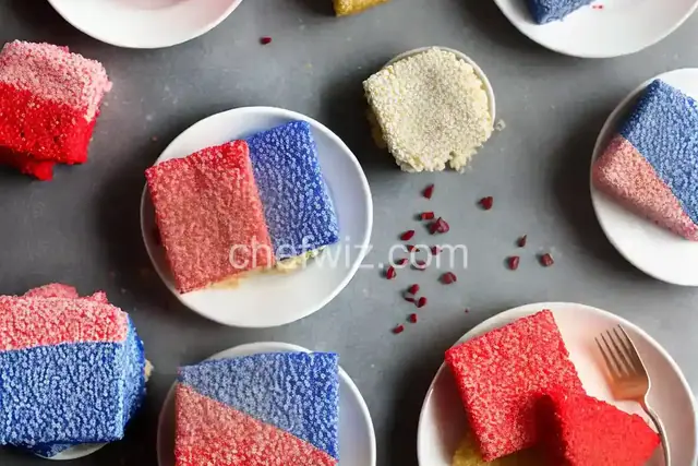 Red, White and Blue Crispy Riceâ€¯Treats