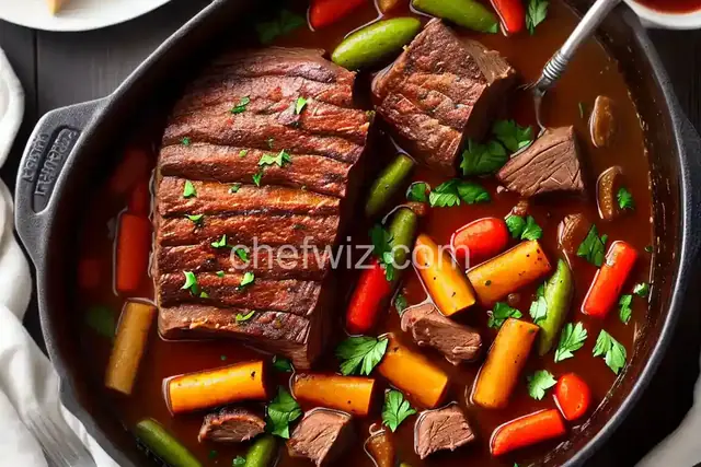 Red-Wine Pot Roast with Porcini