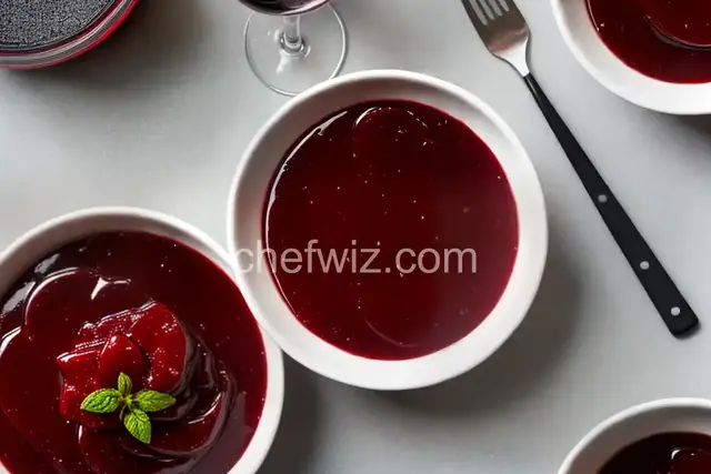 Red Wine Reduction Sauce