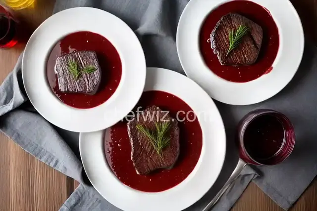 Red Wine Reduction Steak Sauce