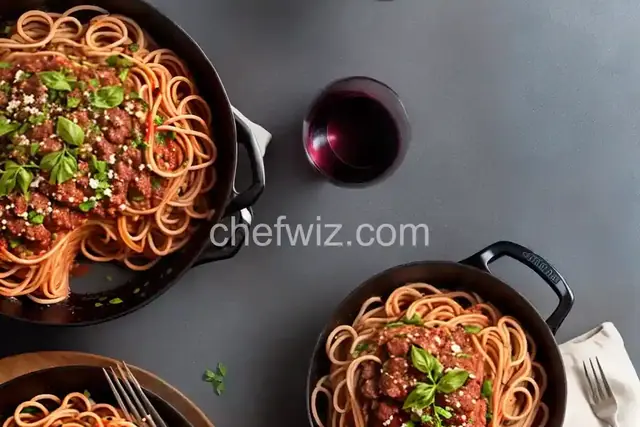 Red Wine Spaghetti