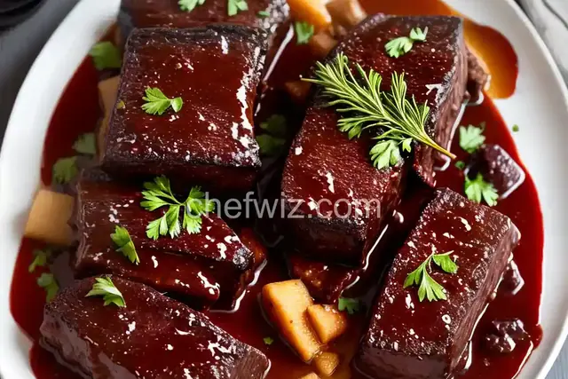 Red Wine–Braised Beef Short Ribs Recipe