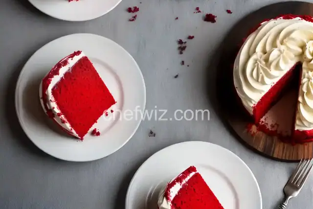 Reduced Fat and Cholesterol Red Velvet Cake