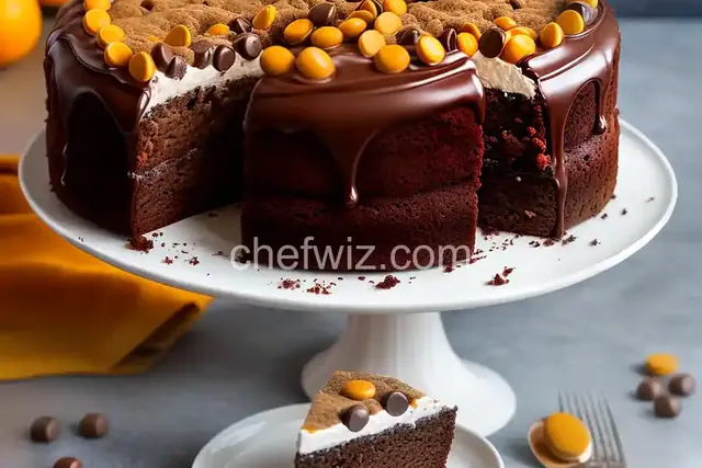 Reese's Explosion Cake