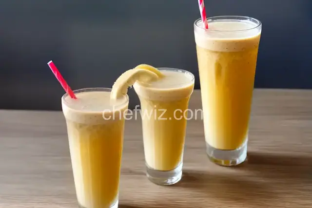 Refreshing Banana Drink