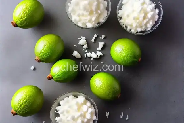 Refreshing Coconut Lime Sorbet
