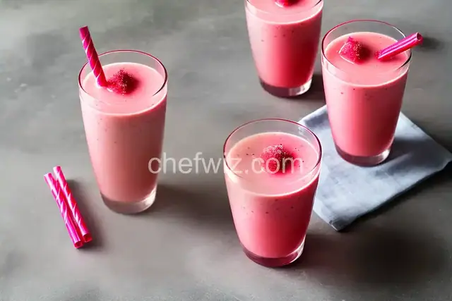 Refreshing Summer Rhubarb Slushy