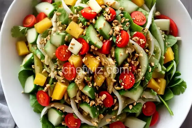 Refreshing Sweet and Spicy Jicama Salad (Vegan)