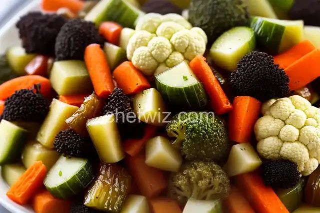Refrigerator Pickles: Cauliflower, Carrots, Cukes, You Name It