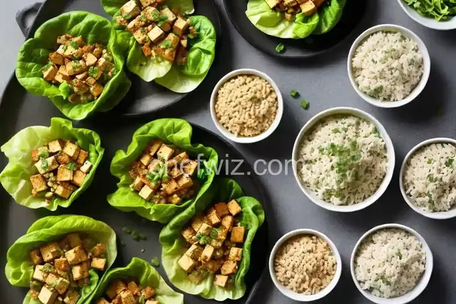 Restaurant-Style Tofu Lettuce Wraps
