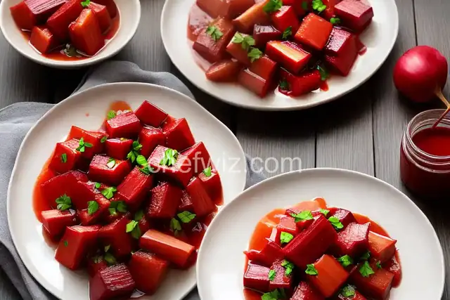 Rhubarb Barbeque Sauce