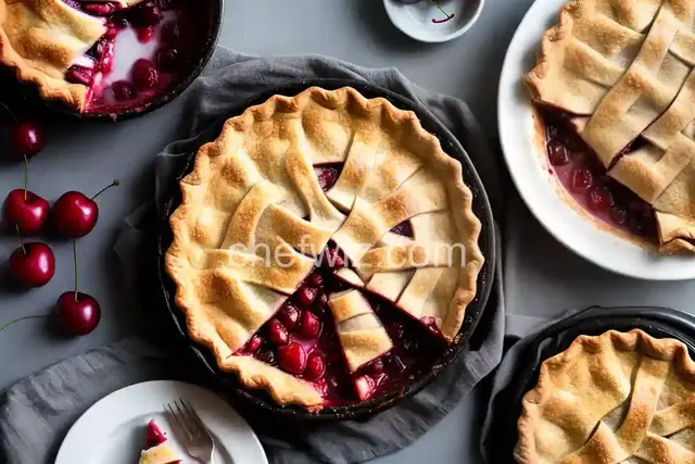 Rhubarb Cherry Pie