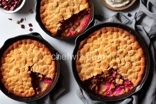 Rhubarb Cobbler