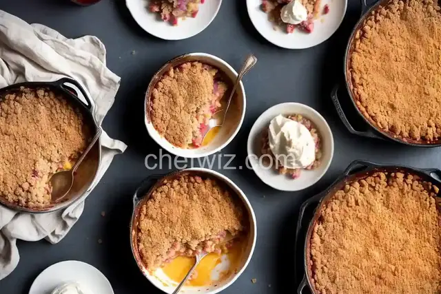 Rhubarb Crumble