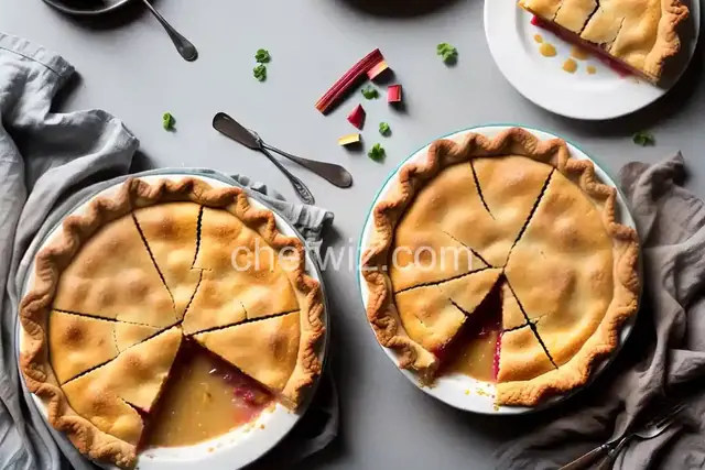 Rhubarb Custard Pie