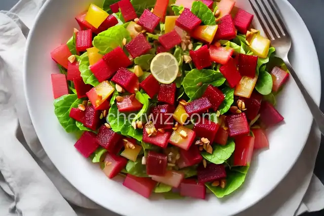 Rhubarb Gelatin Salad