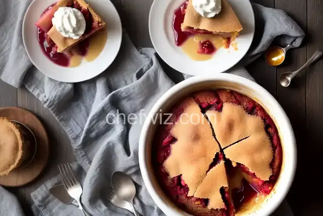 Rhubarb Pudding