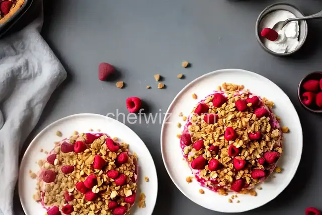 Rhubarb-Raspberry Crunch