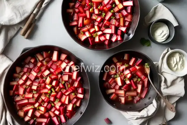 Rhubarb Simple Syrup