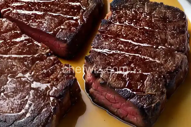Rib Eye Steaks with Cowboy Butter
