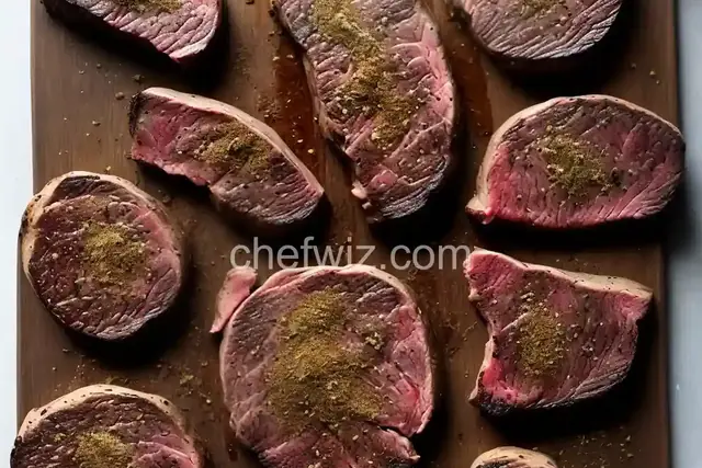 Rib-Eye Steaks with Porcini Rub