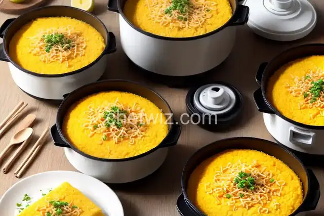 Rice Cooker Super Cheesy Polenta
