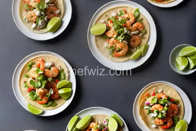 Rice Paper Shrimp Tacos
