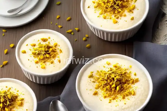 Rice Pudding with Saffron and Cardamom