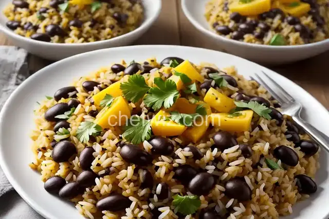 Rice with Black Beans