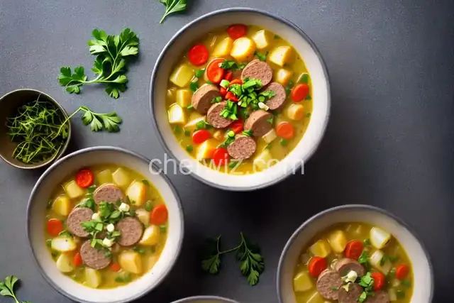Rich Italian Sausage and Potato Soup