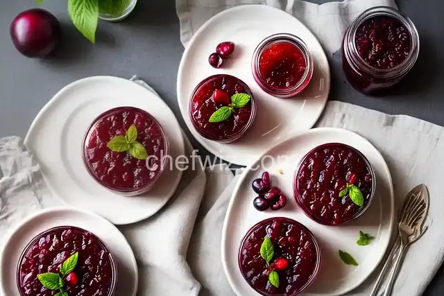 Rich Red Plum Jam Recipe