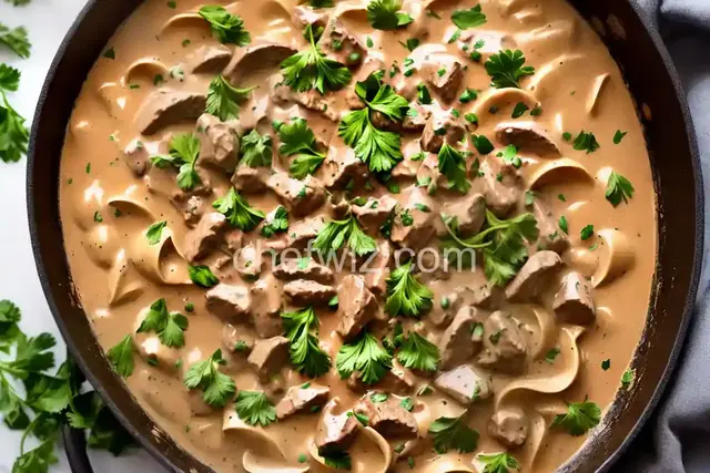 Rich and Creamy Beef Stroganoff