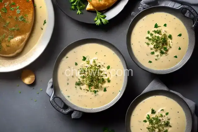 Rich and Creamy Gravy With Fresh Herbs Recipe