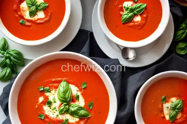 Rich and Creamy Tomato Basil Soup