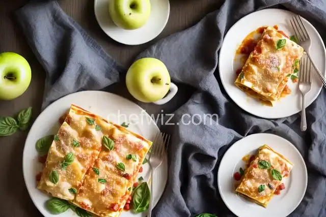 Ricotta Apple Lasagna