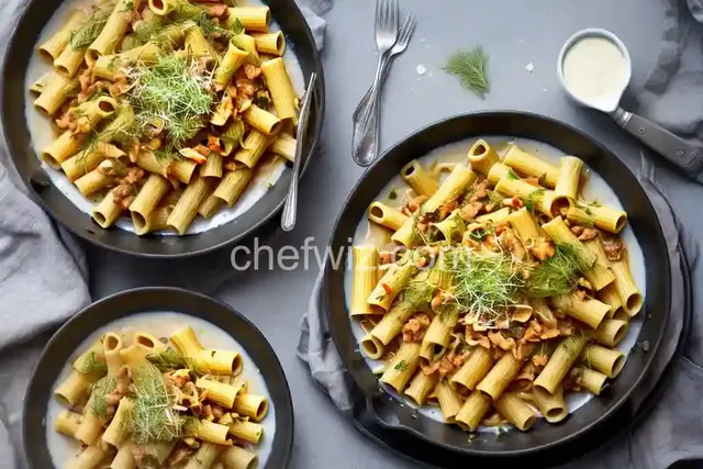 Rigatoni With Fennel and Anchovies