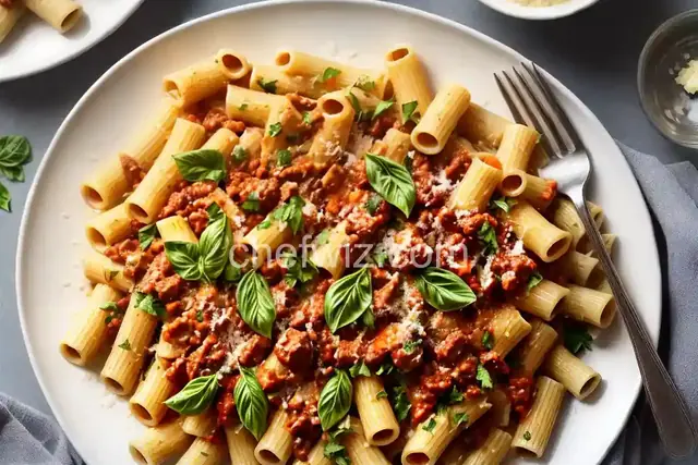 Rigatoni al Segreto (Rigatoni with Secret Sauce)